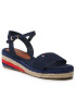 Tommy Hilfiger Еспадрили Rope Wedge T3A7-32778-0048800 S Тъмносин - Pepit.bg