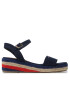 Tommy Hilfiger Еспадрили Rope Wedge T3A7-32778-0048800 S Тъмносин - Pepit.bg