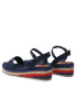 Tommy Hilfiger Еспадрили Rope Wedge T3A7-32778-0048800 S Тъмносин - Pepit.bg