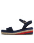 Tommy Hilfiger Еспадрили Rope Wedge T3A7-32778-0048800 S Тъмносин - Pepit.bg