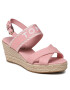 Tommy Hilfiger Еспадрили Seasonal Webbing Mid Wedge FW0FW07091 Розов - Pepit.bg