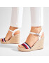 Tommy Hilfiger Еспадрили Shimmery Ribon High Wedge FW0FW05590 Бял - Pepit.bg