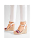 Tommy Hilfiger Еспадрили Shimmery Ribon High Wedge FW0FW05590 Бял - Pepit.bg