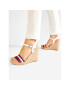 Tommy Hilfiger Еспадрили Shimmery Ribon High Wedge FW0FW05590 Бял - Pepit.bg