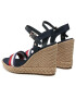 Tommy Hilfiger Еспадрили Shimmery Ribon High Wedge FW0FW05590 Тъмносин - Pepit.bg