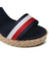 Tommy Hilfiger Еспадрили Shimmery Ribon High Wedge FW0FW05590 Тъмносин - Pepit.bg