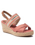 Tommy Hilfiger Еспадрили Th Artisandal Mid Wedge Sandal FW0FW05770 Розов - Pepit.bg