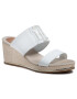 Tommy Hilfiger Еспадрили Th Elastic Wedge Mule FW0FW05621 Бял - Pepit.bg