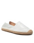 Tommy Hilfiger Еспадрили Th Logo Leather Espadrille FW0FW06168 Бял - Pepit.bg