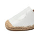 Tommy Hilfiger Еспадрили Th Logo Leather Espadrille FW0FW06168 Бял - Pepit.bg