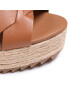 Tommy Hilfiger Еспадрили Th Raffia High Wedge Sandal FW0FW04842 Кафяв - Pepit.bg