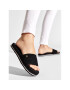 Tommy Hilfiger Еспадрили Th Textured Flat Sandal FW0FW06438 Черен - Pepit.bg