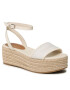 Tommy Hilfiger Еспадрили Th Woven Platform Sandal FW0FW07345 Бежов - Pepit.bg