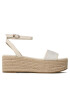 Tommy Hilfiger Еспадрили Th Woven Platform Sandal FW0FW07345 Бежов - Pepit.bg