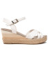 Tommy Hilfiger Еспадрили Tommy Gradient Mid Wedge Sandal FW0FW05627 Бял - Pepit.bg