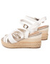 Tommy Hilfiger Еспадрили Tommy Gradient Mid Wedge Sandal FW0FW05627 Бял - Pepit.bg