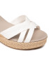 Tommy Hilfiger Еспадрили Tommy Gradient Mid Wedge Sandal FW0FW05627 Бял - Pepit.bg