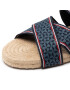 Tommy Hilfiger Еспадрили Webbing Flat Espadrille FW0FW06307 Тъмносин - Pepit.bg