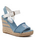 Tommy Hilfiger Еспадрили Wedge Sandal FW0FW07079 Син - Pepit.bg