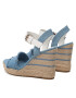 Tommy Hilfiger Еспадрили Wedge Sandal FW0FW07079 Син - Pepit.bg