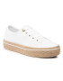 Tommy Hilfiger Еспадрили White Sunset Vulc Sneaker FW0FW05734 Бял - Pepit.bg