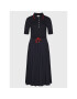 Tommy Hilfiger Ежедневна рокля Pleated Flare WW0WW33923 Тъмносин Regular Fit - Pepit.bg