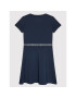 Tommy Hilfiger Ежедневна рокля Tape Punto Skater KG0KG06748 D Тъмносин Regular Fit - Pepit.bg