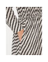 Tommy Hilfiger Ежедневна рокля Zigzag Waisted Midi Dress WW0WW41157 Бял Regular Fit - Pepit.bg