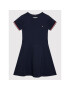 Tommy Hilfiger Ежедневна рокля Global Stripe Skater KG0KG06241 M Тъмносин Regular Fit - Pepit.bg