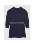 Tommy Hilfiger Ежедневна рокля Punto Tape KG0KG06146 M Тъмносин Regular Fit - Pepit.bg