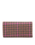 Tommy Hilfiger Голям дамски портфейл Life Large Wallet Check AW0AW13642 Кафяв - Pepit.bg