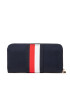 Tommy Hilfiger Голям дамски портфейл Poppy St Large Za Corp AW0AW10266 Тъмносин - Pepit.bg