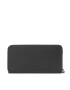 Tommy Hilfiger Голям дамски портфейл Poppy St Large Za Wallet AW0AW10263 Черен - Pepit.bg