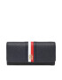 Tommy Hilfiger Голям дамски портфейл Th Emblem Large Flap Corp AW0AW14334 Тъмносин - Pepit.bg