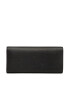 Tommy Hilfiger Голям дамски портфейл Th Emblem Lrg Flap Wallet AW0AW14651 Черен - Pepit.bg