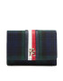 Tommy Hilfiger Голям дамски портфейл Th Emblem Med Wallet Blackwatch AW0AW14336 Тъмносин - Pepit.bg