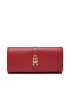 Tommy Hilfiger Голям дамски портфейл Th Plush Lrg Flap Wallet AW0AW14234 Червен - Pepit.bg