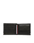 Tommy Hilfiger Голям мъжки портфейл Th Central Extra Cc And Coin AM0AM11260 Черен - Pepit.bg