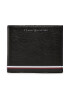 Tommy Hilfiger Голям мъжки портфейл Th Central Mini Cc Wallet AM0AM11258 Черен - Pepit.bg