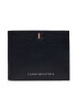 Tommy Hilfiger Голям мъжки портфейл Th Central Mini Cc Wallet AM0AM11854 Тъмносин - Pepit.bg