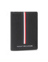 Tommy Hilfiger Голям мъжки портфейл Th Commuter Bifold AM0AM07838 Черен - Pepit.bg