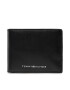 Tommy Hilfiger Голям мъжки портфейл Th Modern Leather Mini Cc Wallet AM0AM10617 Черен - Pepit.bg