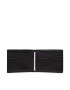 Tommy Hilfiger Голям мъжки портфейл Th Modern Leather Mini Cc Wallet AM0AM10617 Черен - Pepit.bg