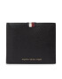 Tommy Hilfiger Голям мъжки портфейл Th Prem Lea Cc Flap And Coin AM0AM11270 Черен - Pepit.bg