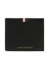 Tommy Hilfiger Голям мъжки портфейл Th Prem Lea Cc Flap And Coin AM0AM11270 Черен - Pepit.bg