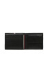 Tommy Hilfiger Голям мъжки портфейл Th Prem Lea Cc Flap And Coin AM0AM11270 Черен - Pepit.bg