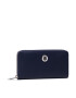 Tommy Hilfiger Голям дамски портфейл Honey Lrg Za Wallet AW0AW10539 Тъмносин - Pepit.bg