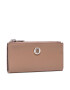 Tommy Hilfiger Голям дамски портфейл Honey Slim Wallet AW0AW10546 Кафяв - Pepit.bg