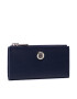 Tommy Hilfiger Голям дамски портфейл Honey Slim Wallet AW0AW10546 Тъмносин - Pepit.bg