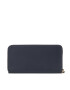 Tommy Hilfiger Голям дамски портфейл Poppy St Large Za Wallet AW0AW10263 Тъмносин - Pepit.bg